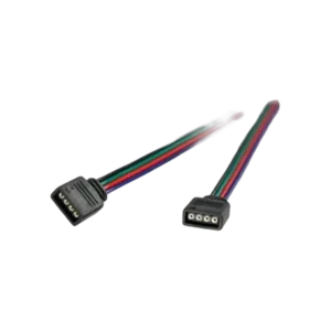 Conector RGB Prensa - Cable - 4 Pin Hembra 5050