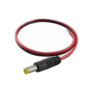 Ficha Plug Macho C/Cable 5,5mm x 2,5mm
